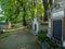 Old cemetery in Podgorze. Tombs of famous people form Cracow.