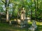 Old cemetery in Podgorze. Tombs of famous people form Cracow.