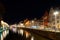 Old center of Strasbourg night street view