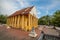 Old chapel in Chinese style of Thai temple, Wat Bang Pla - Samut Sakhon, Thailand