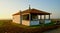 Old chapel on the Portuguese coastal path to Santiago