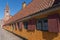 Old characteristic row houses in Copenhagen, Denmark