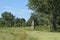 Old Chimney On An Abandoned Mississippi Homestead.