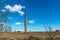 Old chimney, Candia, Lomellina (Italy)