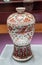 Old China Ming Dynasty Jiajing Ceramic Vase Antique Porcelain Red Phoenix Flower Polychrome Meiping Vaso Porcelana Delft Azul