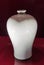 Old China Ming Dynasty Yongle Ceramic Antique Porcelain Flower Vases White Glazed Meiping Vase Incised Lotus Scrolls Ancient Vaso