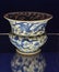 Old China Ming Dynasty Zhengde Ceramic Antique Porcelain Blue-and-white Zhadou Jar Spittoon Dragon Design Flower Vaso Azul Delft