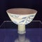 Old China Ming Dynasty Zhengtong Tianshun Ceramic Antique Porcelain Blue-and-white Stem Bowl Pine Bamboo Plum Tigela Azul Crafts