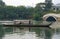 Old chinese boat at the lake of Guilin