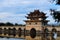 Old chinese bridge. The ancient Shuanglong Bridge Seventeen Span Bridge near Jianshui, Yunnan, China