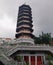 Old Chinese Pagoda in western monastery hongkong tsuen wan