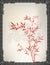 Old Chinese traditional bamboo painting