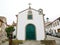Old christian chapel / church in Vila do Conde, Portugal, on a bright summer day