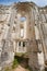 Old church and abbey ruins in the Loire Valley, France,