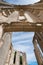 Old church and abbey ruins in the Loire Valley, France,