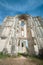 Old church and abbey ruins in the Loire Valley, France,