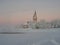 Old church in Arjeplog in a Christmas time