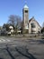 Old church being bathed under the Sun