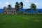 An old church building on the seashore, St. Kitts Island