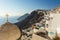 Old church dome on the edge of the town of Fira.