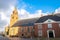 Old church in the fishing village of Scheveningen, Netherlands