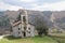 The old church at the foot of the mountain