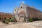 Old church in Greece, Crete, monastery Arkadi, monastery church