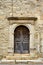 Old Church Porch With Wooden Door