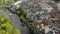 Old church and river in Llangollen Wales