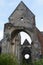 Old Church ruin of Zsambek village near to Budapest