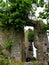 Old church ruins and the Barcelona, Sorsogon sign