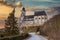 Old church in village of Emmersdorf at the beginning of the Wachau Valley, Austria