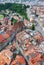 Old city of Fribourg from above.