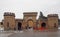 The old city gate of Porta Saragozza in Bologna