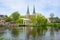 Old city gate to Delft, Netherlands