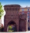 The old city gate of Zamboni or San Donato in Bologna Porta Zamboni o Porta San Donato. Bologna, Emilia Romagna, Italy