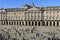 Old city hall and tourists in Santiago de Compostela