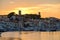 Old city and harbor in Cannes