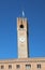 Old CivicTower with clock in Main square of Treviso in Italy