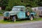 An old classic abandoned pick up truck