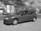 Old classic car Renault Megane 1 hatchback parked