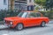 Old classic vintage sedan car BMW 2002 parked