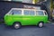 Old classic Volkswagen Transporter car parked