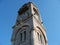 Old clock tower at Dimitsana town in Peloponnese Greece