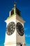 Old clock tower at Petrovaradin fortress in Novi Sad, Serbia