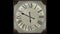 Old clocks 12 hours running speed animation