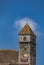 Old clocktower on Rapperswil castle in Switzerland