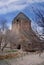 Old cloister in the rocks of cappadokia