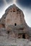 Old cloister in the rocks of cappadokia