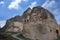 Old cloister in the rocks of cappadokia